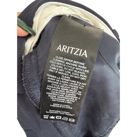 ARITZIA Navy Blue The Effortless Pants Size 12 - Picture 10 of 10